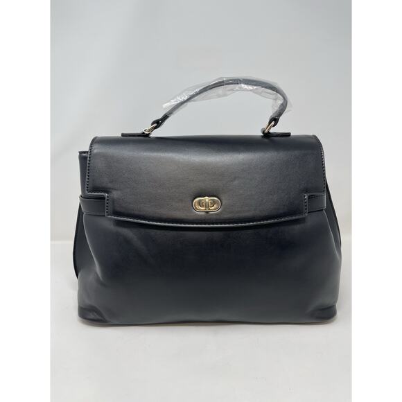 Cavalli Class Tatianal Large Top Handle Bag Black Dr. Bag Retail $118.00 - Picture 3 of 12